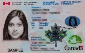 Canadian PR card
